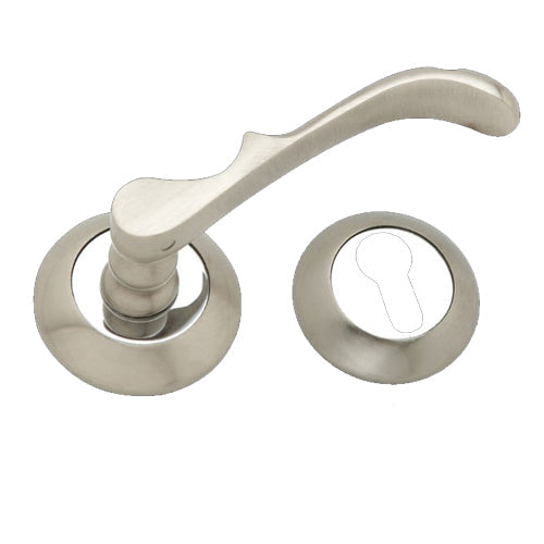 Buy "Abner" Zinc Handle with Rose-Premium Harware Products Online - Adonai Hardware