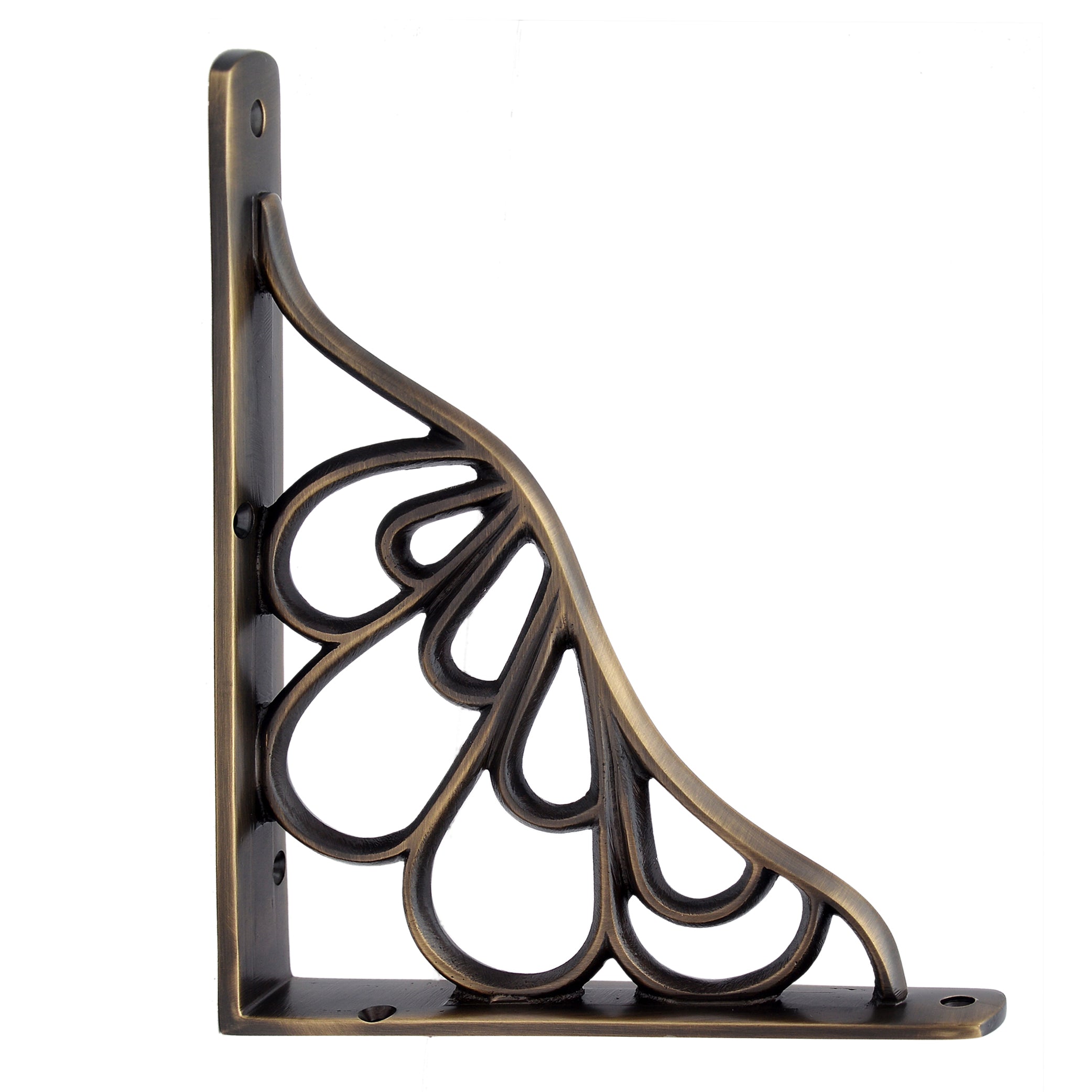 Buy "Alvah" Brass Shelf Bracket-Premium Harware Products Online - Adonai Hardware