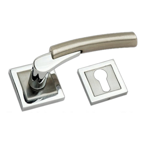 Buy "Calah" Zinc Handle with Rose-Premium Harware Products Online - Adonai Hardware