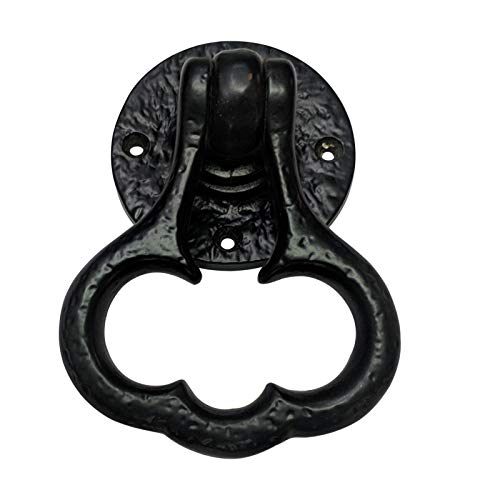 Buy "Casiphia" Black Antique Iron Ring / Drop Pull-Premium Harware Products Online - Adonai Hardware