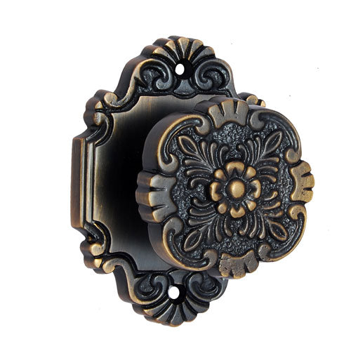 Buy "Cephas" Brass Door Knob with Rose-Premium Harware Products Online - Adonai Hardware