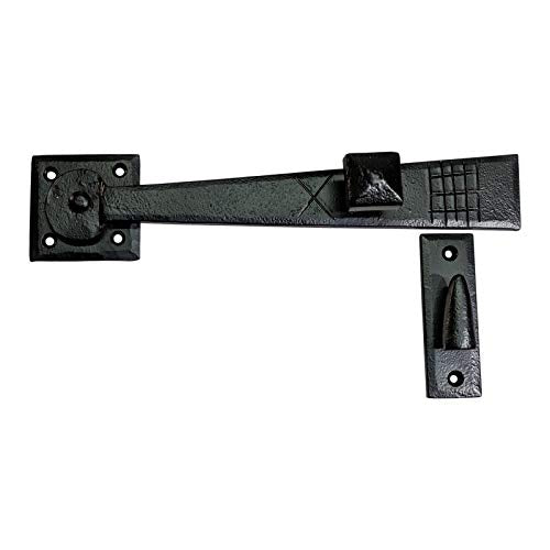 Buy "Dabarah" Hand-forged Black Antique Iron Gate Latch-Premium Harware Products Online - Adonai Hardware