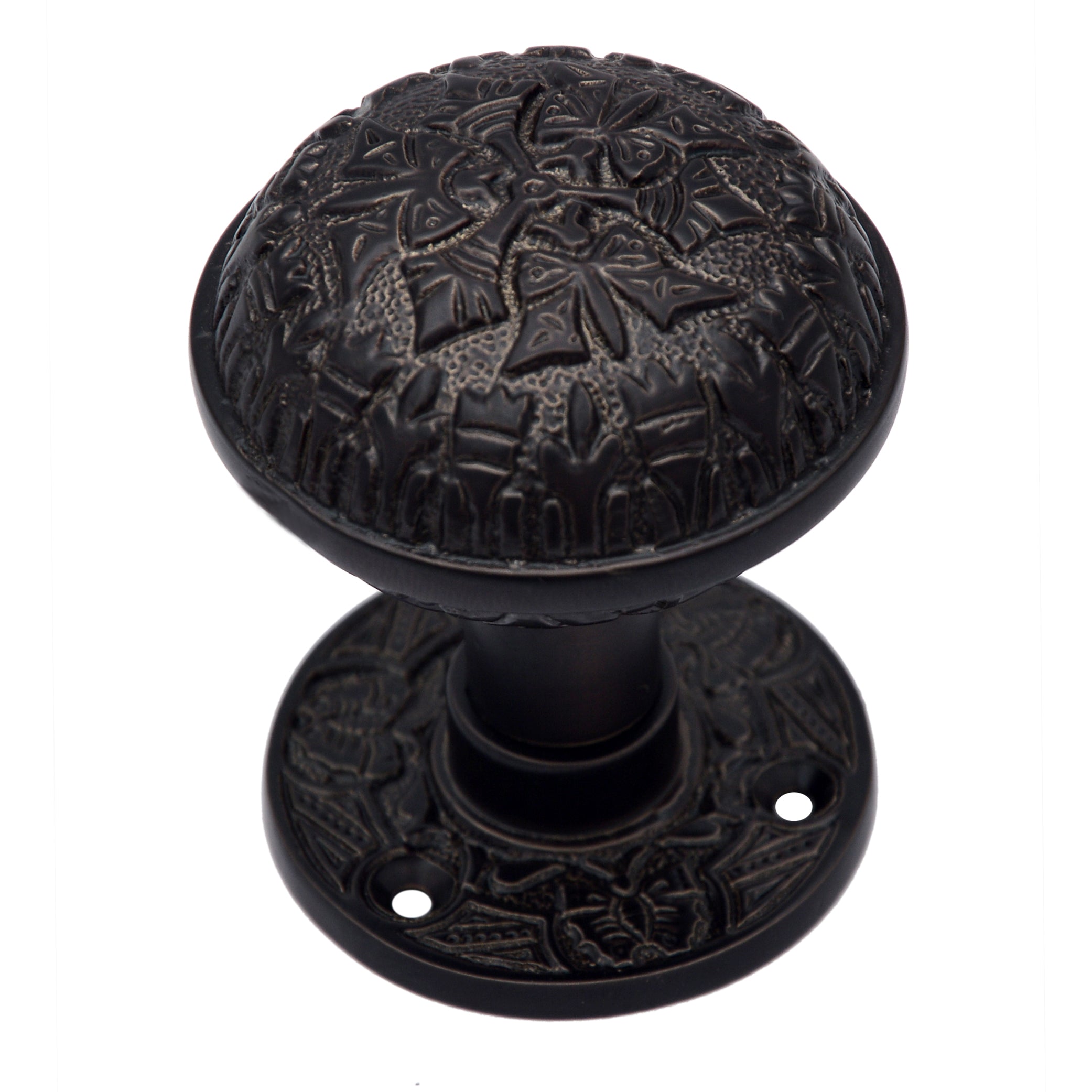 Buy "Dabbasheth" Silicon Bronze Door Knob with Rose-Premium Harware Products Online - Adonai Hardware
