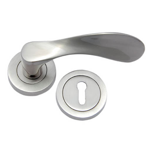 Buy "Ecclesiastes" Brass Handle with Rose-Premium Harware Products Online - Adonai Hardware