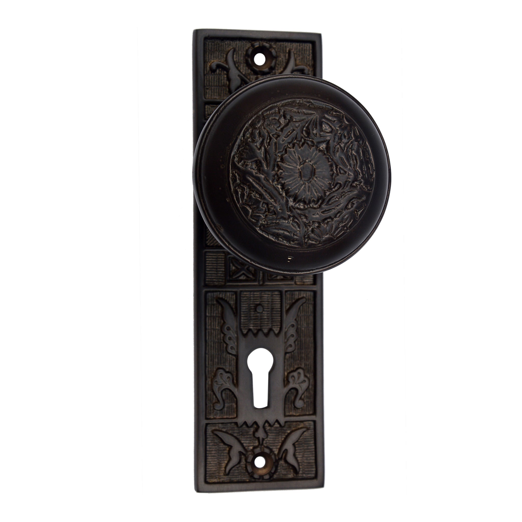 Buy "Eden" Silicon Bronze Door Knob with Plate-Premium Harware Products Online - Adonai Hardware