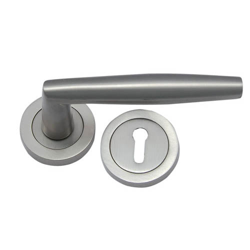 Buy "Ezekiel" Brass Handle with Rose-Premium Harware Products Online - Adonai Hardware