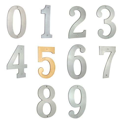 Buy 8" Aluminium Numerals (0-9)-Premium Harware Products Online - Adonai Hardware