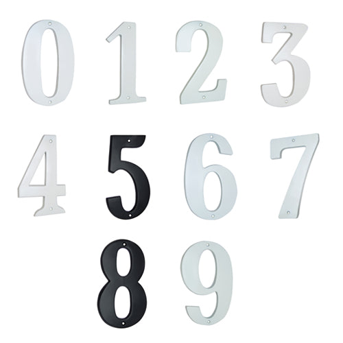 Buy 7" Aluminium Numerals (0-9)-Premium Harware Products Online - Adonai Hardware