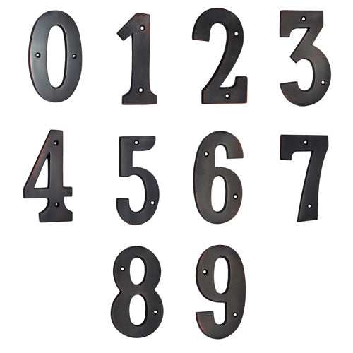 Buy 5" Aluminium Numerals (0-9)-Premium Harware Products Online - Adonai Hardware
