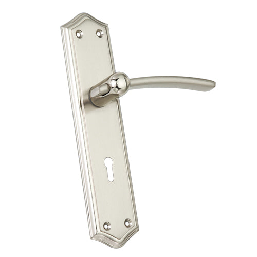 Buy "Jacob" Zinc Handle with Back Plate-Premium Harware Products Online - Adonai Hardware