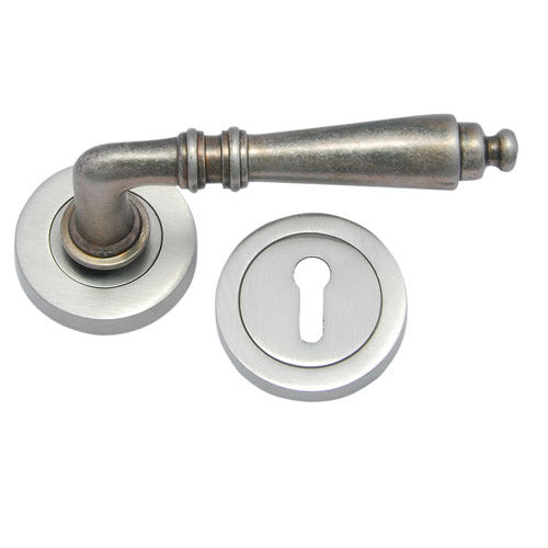 Buy "Lamentations" Brass Handle with Rose-Premium Harware Products Online - Adonai Hardware