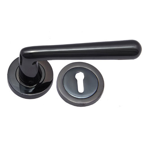 Buy "Mark" Brass Handle with Rose-Premium Harware Products Online - Adonai Hardware