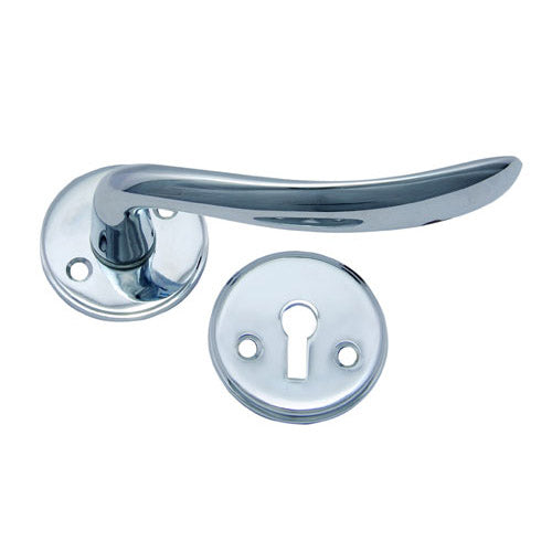 Buy "Nahum" Brass Handle with Rose-Premium Harware Products Online - Adonai Hardware