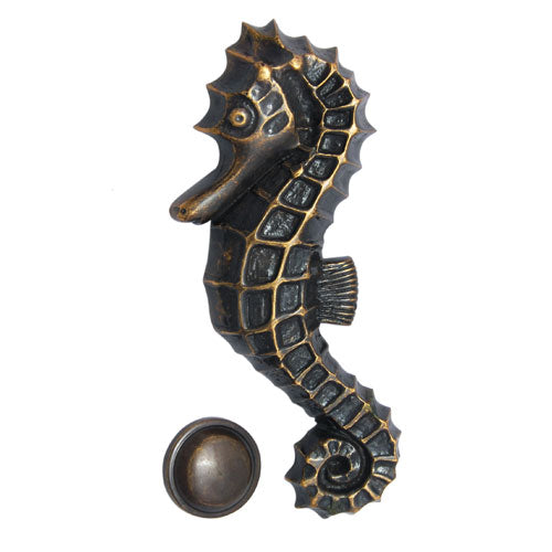 Buy "Sea Horse" Brass Door Knocker-Premium Harware Products Online - Adonai Hardware