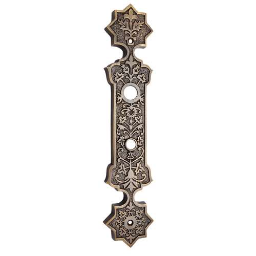 Buy "Shalmaneser" Brass Back Plate (Bathroom Hole cutout)-Premium Harware Products Online - Adonai Hardware