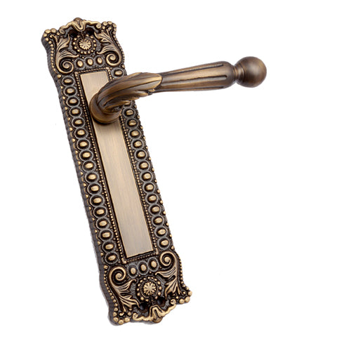 Buy "Sigionoth" Brass Door Handle with Plate-Premium Harware Products Online - Adonai Hardware