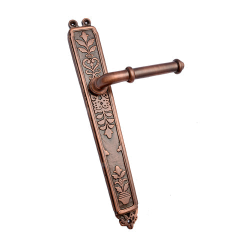 Buy "Upharsin" Brass Door Handle with Plate-Premium Harware Products Online - Adonai Hardware