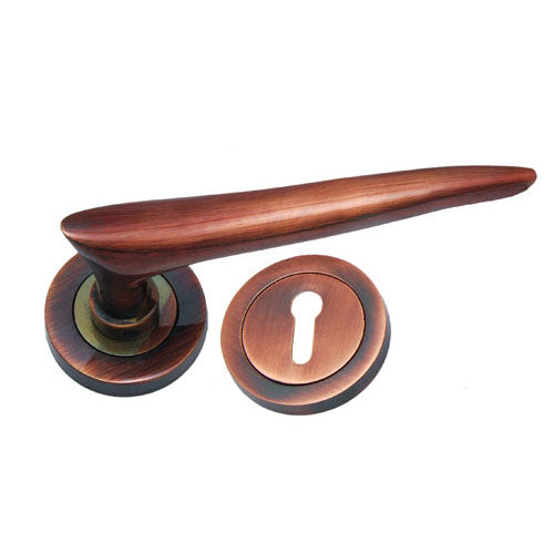 Buy "Zechariah" Brass Handle with Rose-Premium Harware Products Online - Adonai Hardware